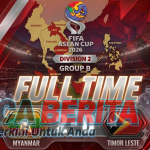Myanmar Tampil Dominan, Amankan Kemenangan 2-0 Atas Timor Leste di Laga Pembuka Group B