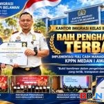 Kantor Imigrasi Kelas II TPI Belawan Raih Penghargaan KPPN Medan I Awards 2026