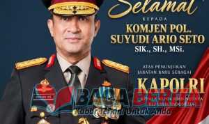 PRABOWO LANTIK SUYUDI ARIO SETO SEBAGAI KAPOLRI BARU
