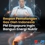 Indonesia Pangkas Ekspor Gas, Singapura Serius Kaji Energi Nuklir