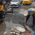 Ops Patuh Toba 2026, Satlantas Polres Pelabuhan Belawan Edukasi Pengendara dan Atur Lalu Lintas di Simpang Titipapan
